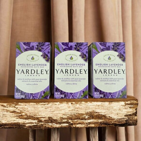 3 Yardley® London ENGLISH LAVENDER Soap MOISTURIZING BAR 4.25oz w/Essential Oil - Picture 9 of 9